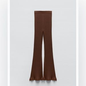 Zara Full Ruffled Length Pants